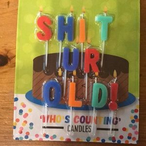Hilarious Novelty Birthday Candles